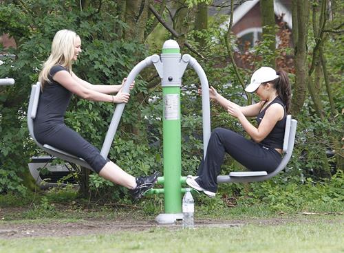 Jennifer Ellison Pictures Jennifer Ellison working out in Liverpool April 14, 2011