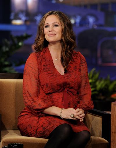 Jennifer Garner on the Tonight Show with Jay Leno on January 1, 2012