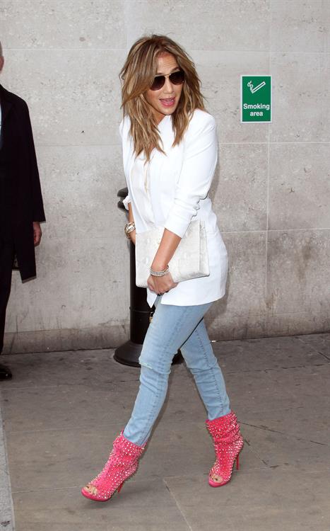 Jennifer Lopez - Pictured at Radio 1 in London on May 30, 2013