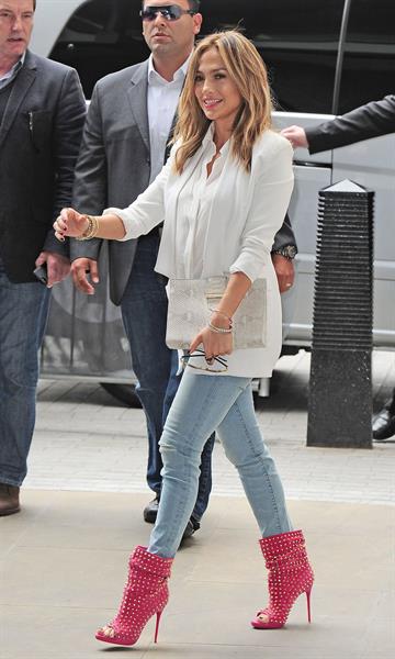 Jennifer Lopez - Pictured at Radio 1 in London on May 30, 2013