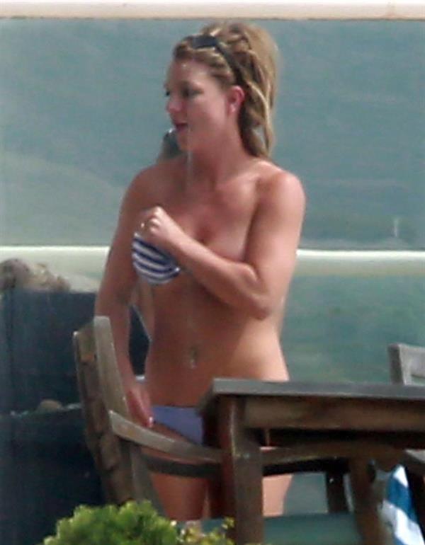 Britney Spears in a bikini