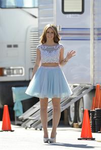 Jennifer Love Hewitt On the set of The Client List in Los Angeles January 4, 2013 