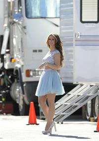 Jennifer Love Hewitt On the set of The Client List in Los Angeles January 4, 2013 