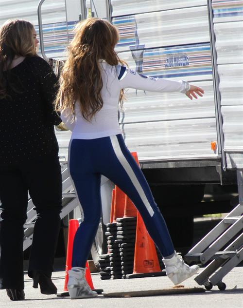 Jennifer Love Hewitt On the set of The Client List in Los Angeles January 4, 2013 