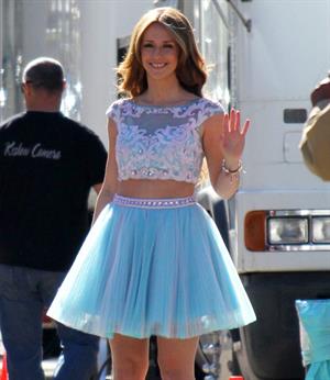 Jennifer Love Hewitt On the set of The Client List in Los Angeles January 4, 2013 