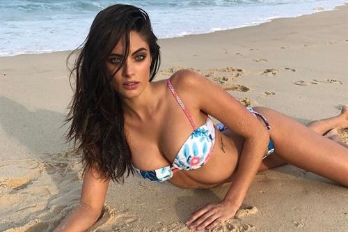 Caroline Austin in a bikini