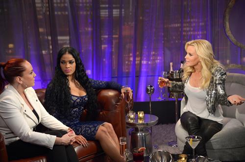 Jenny McCarthy taping the 1st episode of The Jenny McCarthy Show in NYC 2/7/13 