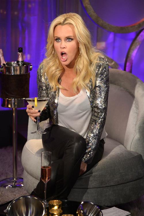 Jenny McCarthy taping the 1st episode of The Jenny McCarthy Show in NYC 2/7/13 