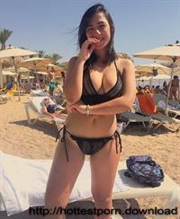 Anonymous in a bikini