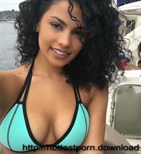 Anonymous in a bikini taking a selfie