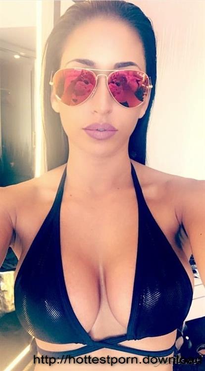 Anonymous in a bikini taking a selfie