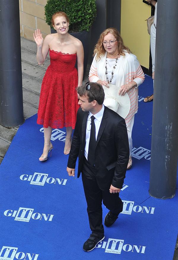 Jessica Chastain - Giffon Film Festival, Italy 7/21/13  