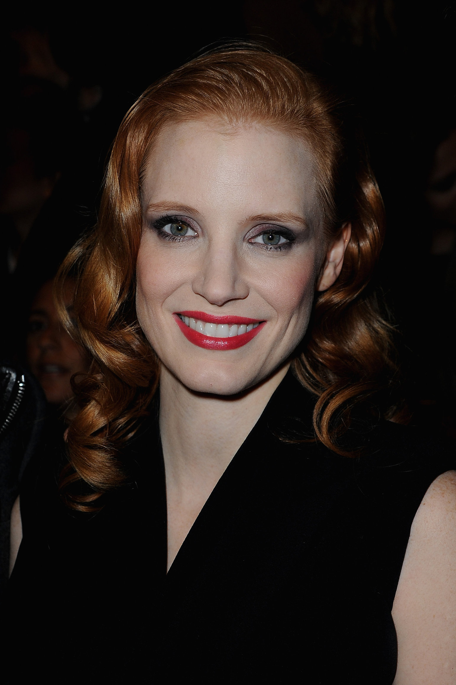 Jessica Chastain attends the Paris Fashion Week in Paris (02.03.2013) 