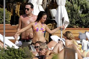 Jessica Lowndes wearing a bikini in Spain June 26, 2012