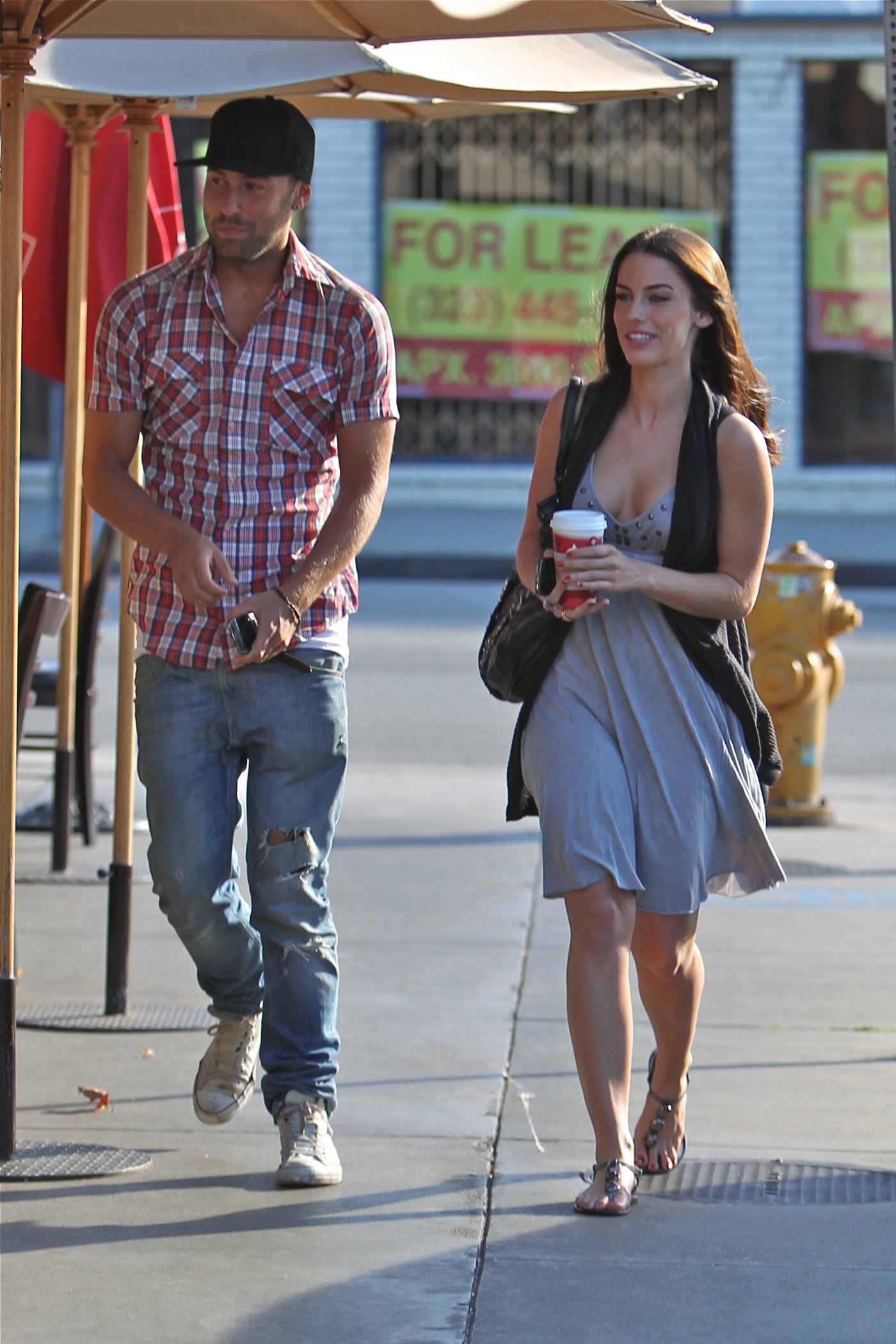 Jessica Lowndes leaving Toast restaurant November 9 2010 