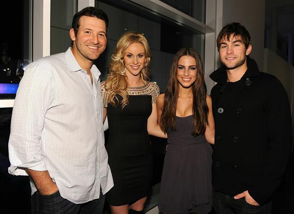 Jessica Lowndes hosting a private dinner during the Super Bowl weekend in Dallas on Feb 5, 2011