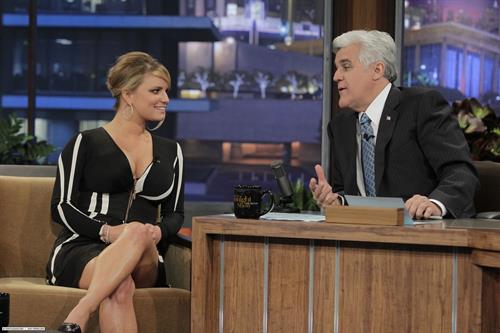 Jessica Simpson on The Tonight Show with Jay Leno on April 27, 2010 