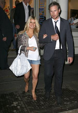 Jessica Simpson out with boyfriend in New York on May 21, 2011 