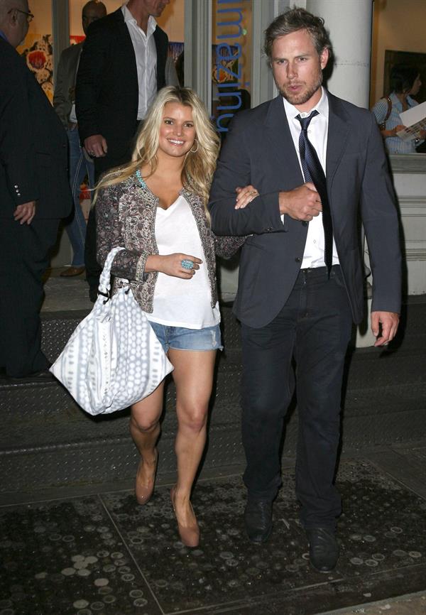 Jessica Simpson out with boyfriend in New York on May 21, 2011 