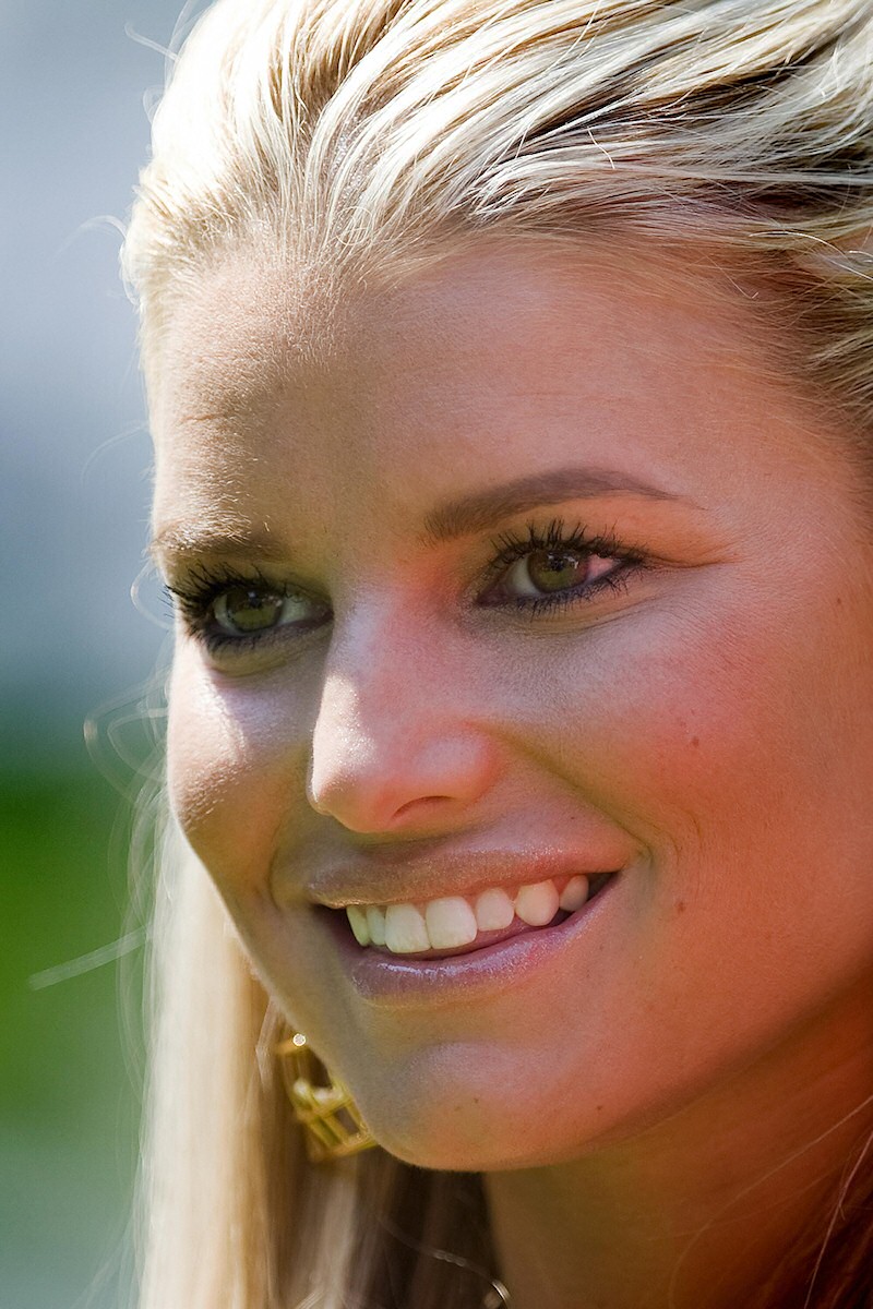 Jessica Simpson during a live taping of The View at Caesars Palace in Las Vegas 