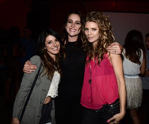 Jessica Stroup 90210 Celebrates 100th Episode At Pink Taco Sunset Strip in LA (Sep 28, 2012) 