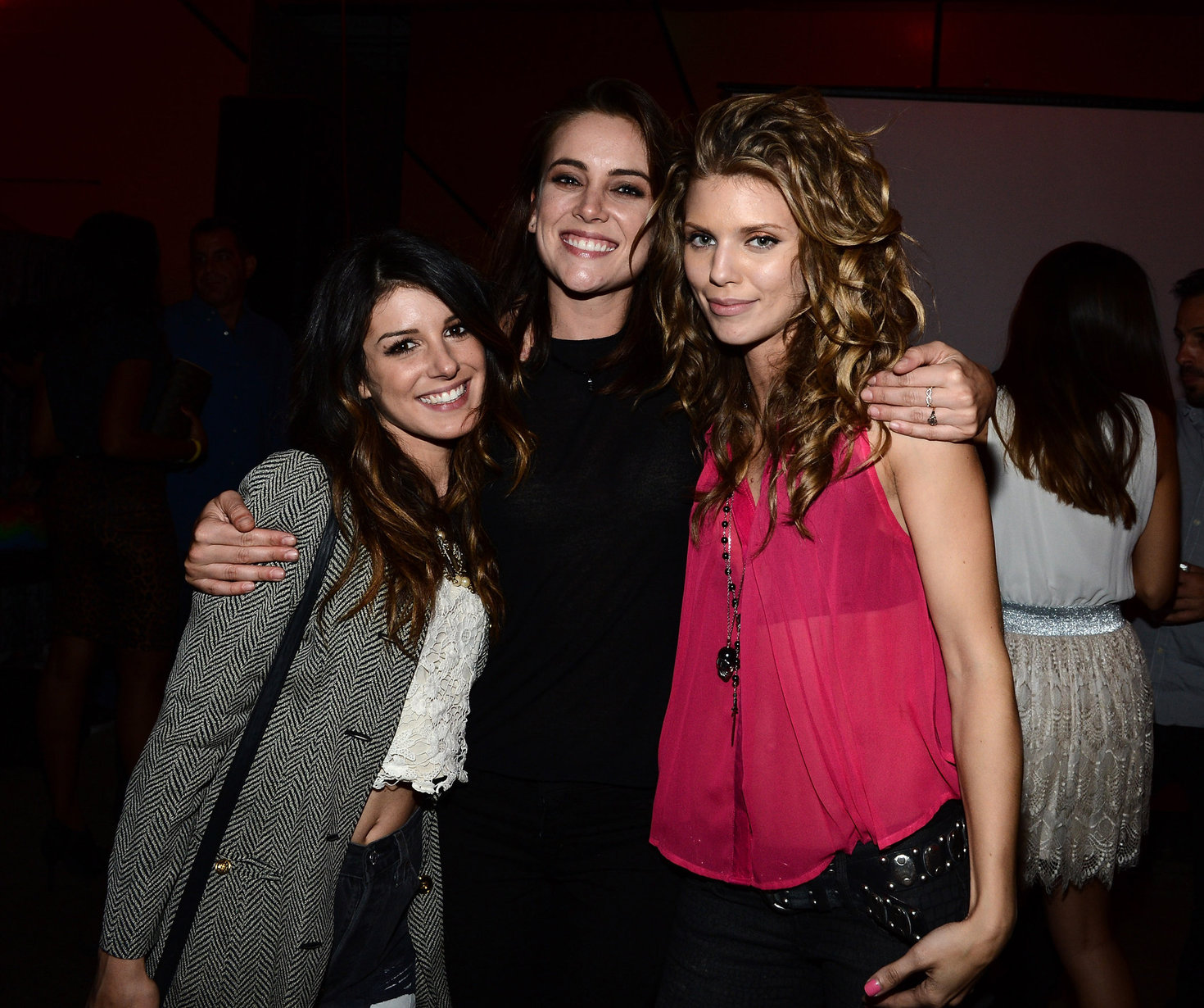 Jessica Stroup 90210 Celebrates 100th Episode At Pink Taco Sunset Strip in LA (Sep 28, 2012) 