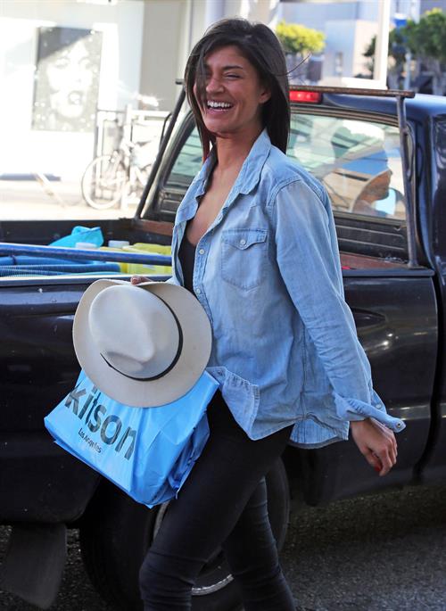 Jessica Szohr Shopping at Kitson, West Hollywood - December 20, 2012