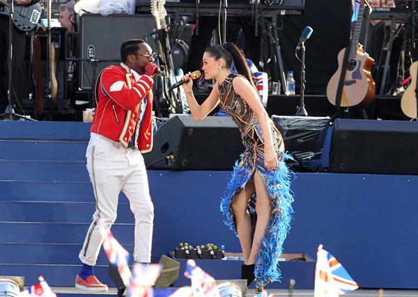 Jessie J - Performing at Queen Diamond Jubilee Concert in London, June 4, 2012
