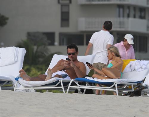 Joanna Krupa bikini candids on the beach in Miami 1/1/13 
