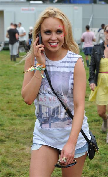 Jorgie Porter - at V Festival - August 18, 2012