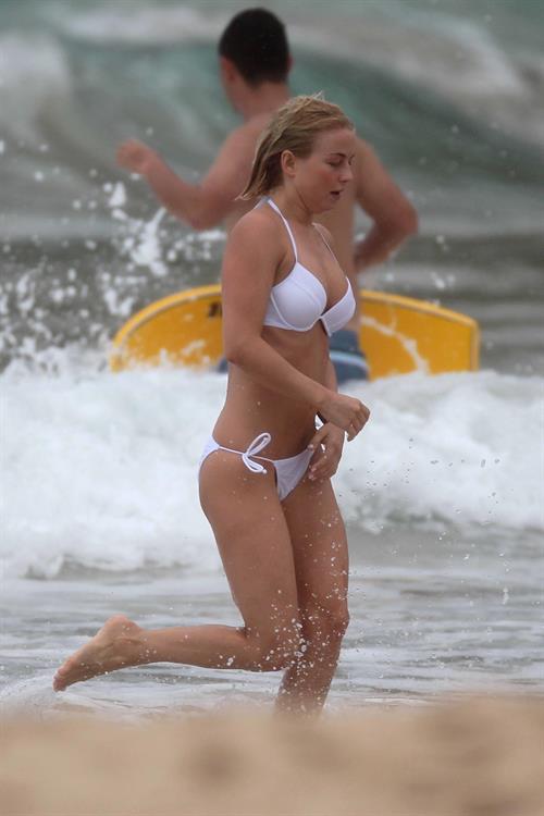 Julianne Hough bikini candids in St Barts 1/4/13  