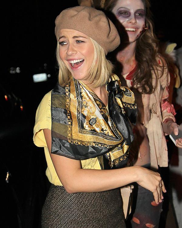 Julianne Hough at a Halloween house party 10/26/12