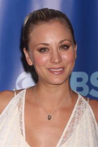 Kaley Cuoco CBS Upfront at the tent at Lincoln Center on May 18, 2011 