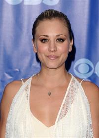 Kaley Cuoco CBS Upfront at the tent at Lincoln Center on May 18, 2011 