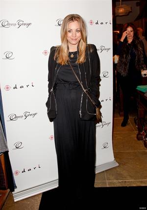 Kaley Cuoco Jodi Lyn Okeefes jewelry collection show studio city on January 23, 2012