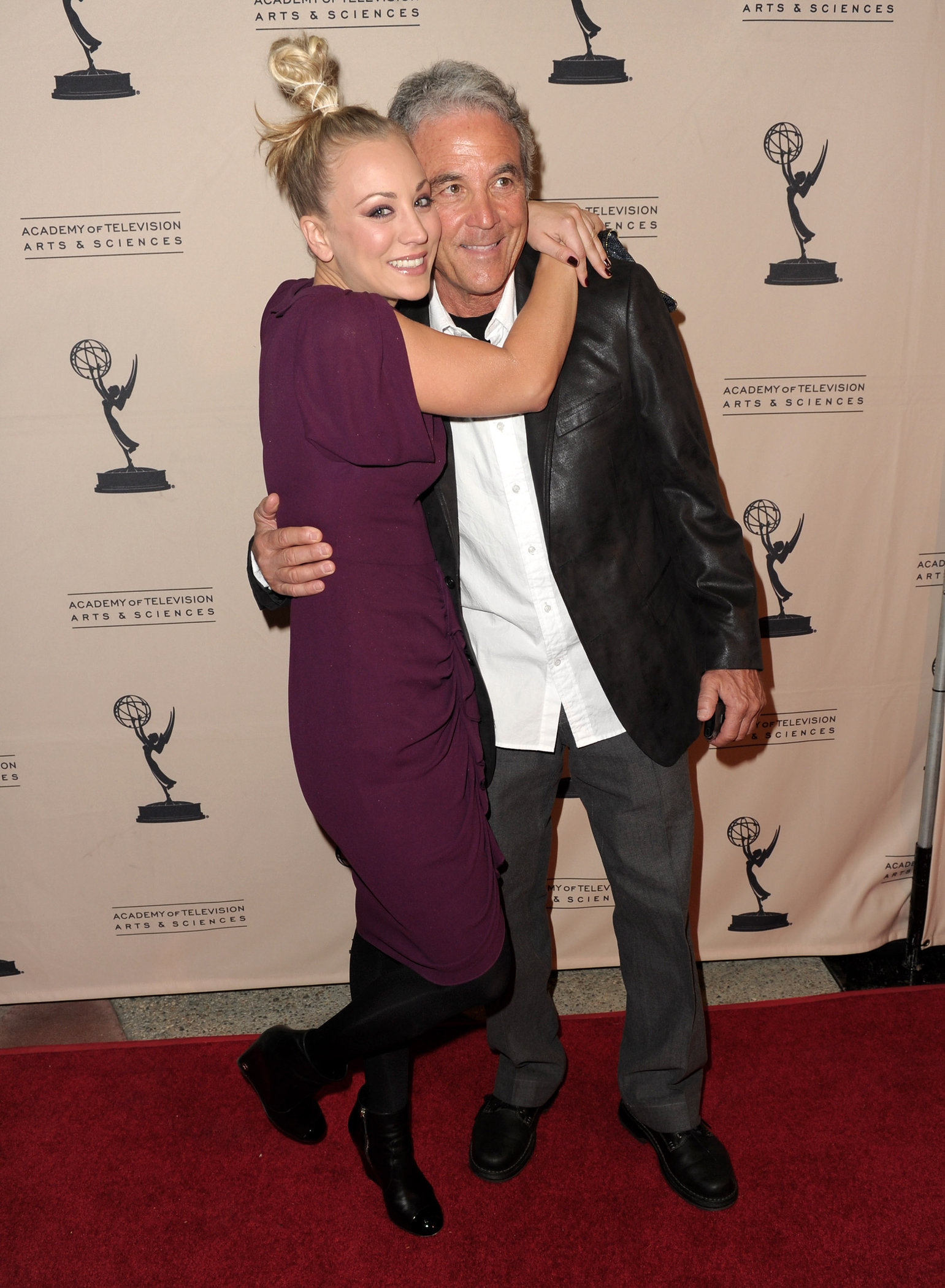 Kaley Cuoco Pictures Kaley Cuoco attending the Academy of Television Arts Sciences at Leonard H Goldenson Theatre on February 18, 2010