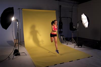 Karina Smirnoff Women's Running Magazine's Cover shoot in L.A. - Jan 8, 2013 