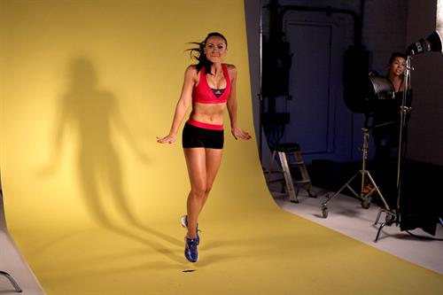 Karina Smirnoff Women's Running Magazine's Cover shoot in L.A. - Jan 8, 2013 