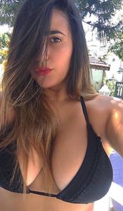 Anonymous in a bikini taking a selfie