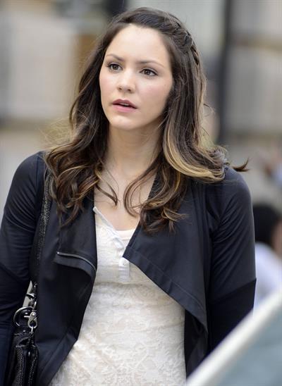 Katharine McPhee - On set of Smash in New York - September 14, 2012