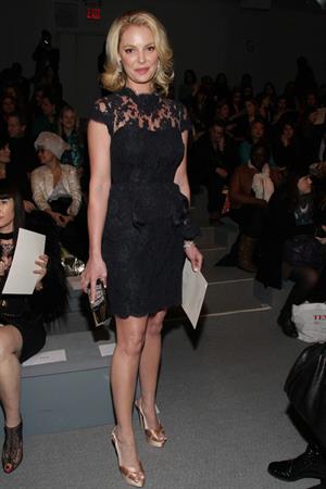 Katherine Heigl Jenny Packham During Fall 2013 Mercedes-Benz Fashion Week February 12, 2013