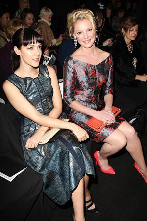 Katherine Heigl REVLON Sponsors J Mendel for NY Fashion Week Fall/Winter 2013 February 13, 2013