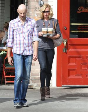 Katherine Heigl leaving Little Dom's restaurant Los Feliz October 6, 2012 