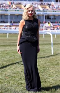 Katherine Jenkins Sings National Anthem during Grand National Day at Aintree Racecourse - Liverpool, Apr. 6, 2013 