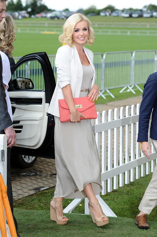 Katherine Jenkins - Veuve Clicquot Gold Cup Final at Cowdray Park Polo Club in Midhurst, England - July 15, 2012