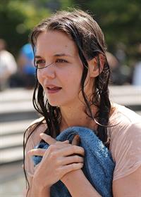 Katie Holmes Films  Mania Days  in Washington Square Park (May 21, 2013) 