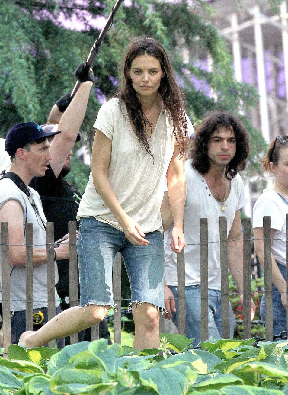 Katie Holmes Films  Mania Days  in Washington Square Park (May 21, 2013) 