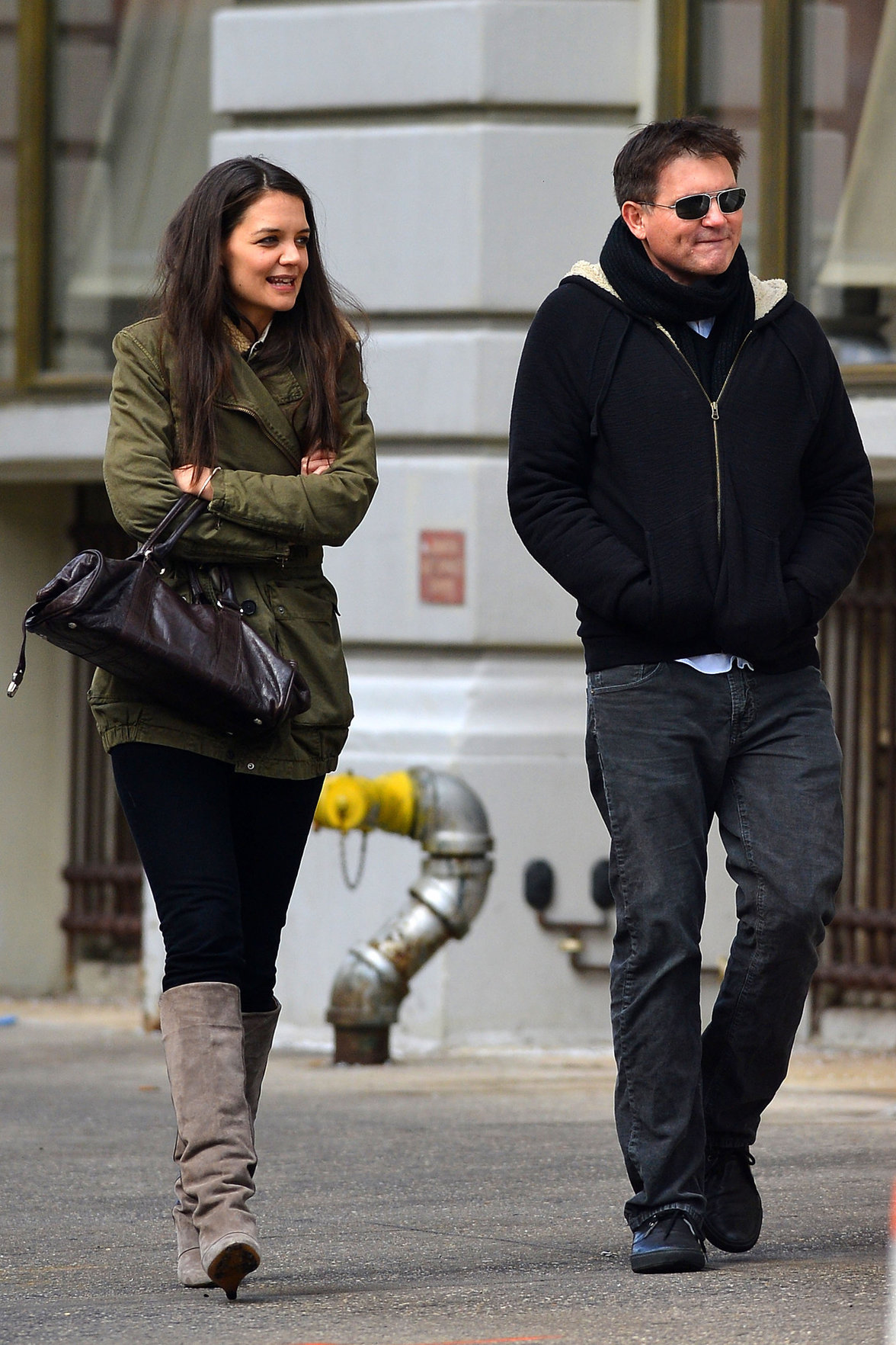 Katie Holmes out and about in New York City on January 26, 2013