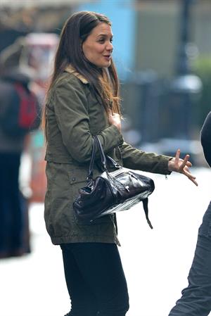Katie Holmes out and about in New York City on January 26, 2013