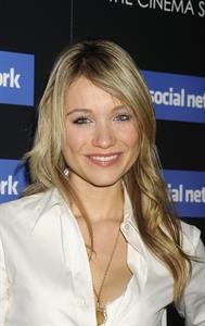 Katrina Bowden the Social Network New York Screening on September 29, 2010 
